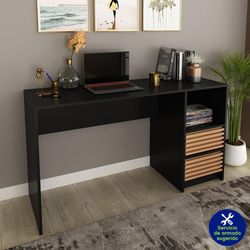 Escritorio De 2 Gavetas 135.8x45x74.5 Cm - Tecnomobili Varios Colores