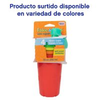 Set De 4 Vasos Arcoíris Neón Colores Surtidos - The First Years