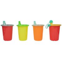 Set De 4 Vasos Arcoíris Neón Colores Surtidos - The First Years