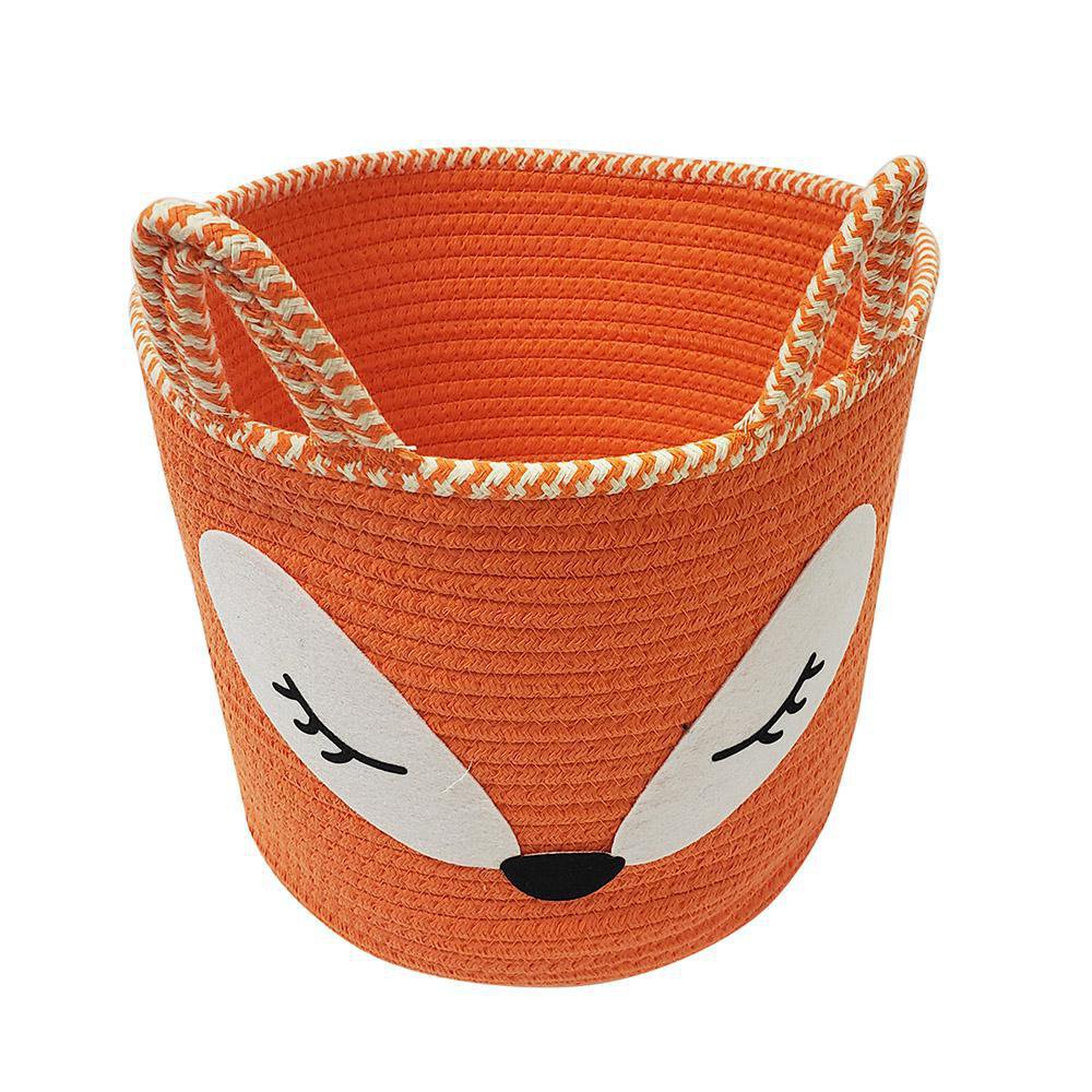 Canasta para Ropa 30 x 25 cm Diseño Zorro Cesto para Ropa Diseño de Zorro
