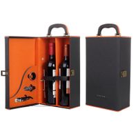 Set De 5 Accesorios Para Vino Con Estuche Color Negro Y Anaranjado - Concepts