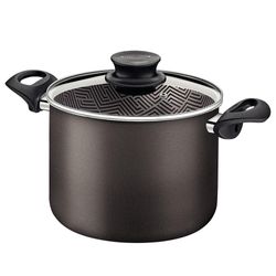 Olla Alta Paris Con Tapa 20 Cm - Tramontina