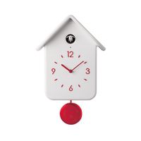 Reloj Cuco Con Péndulo Blanco 24.8 x 12 x 39 Cm -  Guzzini