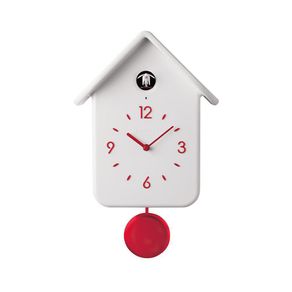 Reloj Cuco Con Péndulo Blanco 24.8 x 12 x 39 Cm -  Guzzini