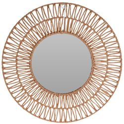 Espejo Redondo Estilo Boho 60 Cm