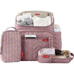 Pañalera Mochila Rosada 3 Pzas - Skip Hop