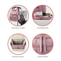 Pañalera Mochila Rosada 3 Pzas - Skip Hop