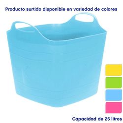 Canasta Rectangular Flexible 45x41x38 Cm Colores Surtidos