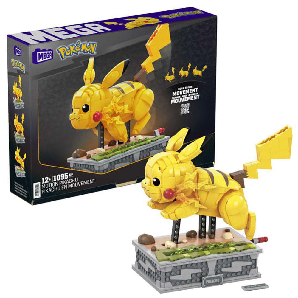 Set de Construcción Pokémon Pikachu en Movimiento de 1095 Piezas 12+