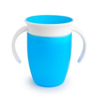Vaso Entrenador Con Tapa Y Asas Miracle 360° Celeste - Munchkin