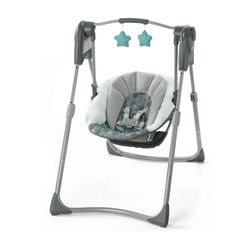 Columpio Plegable Para Bebé Slim Spaces Gris - Graco