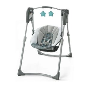Columpio Plegable Para Bebé Slim Spaces Gris - Graco