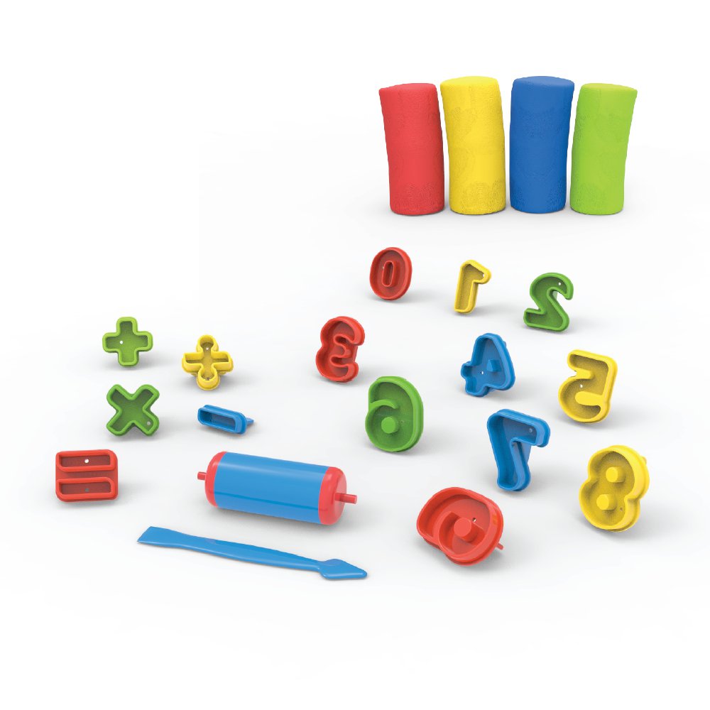 Set de Plasticina de Números y Letras con Accesorios Set De Números Para Plasticina - Bild…