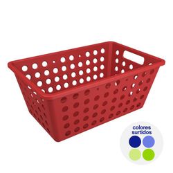 Canasta Rectangular Colores Surtidos - Coza