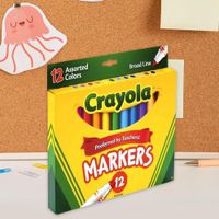 Crayola-Marcador Grueso 12 Colores