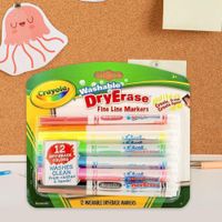 Marcador Dry Erase Fino 12 Colores - Crayola