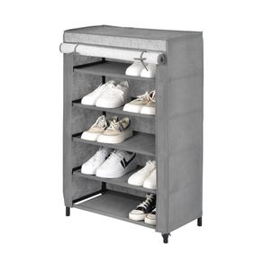 Zapatera 5 Divisiones 61 X 30 X 90 Cm Gris - Viva