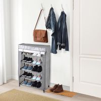 Zapatera 5 Divisiones 61 X 30 X 90 Cm Gris - Viva