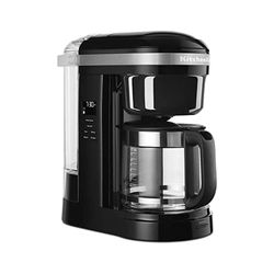 Cafetera 12 Tazas Negra Jarra De Vidrio - Kitchenaid
