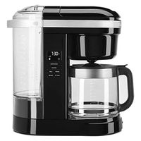 Cafetera 12 Tazas Negra Jarra De Vidrio - Kitchenaid