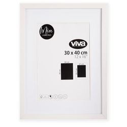 Marco Para Fotografías Blanco De 12 x 16 Plg - Viva