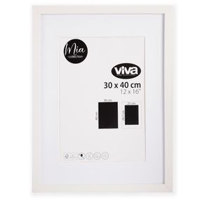 Marco Para Fotografías Blanco De 12 x 16 Plg - Viva