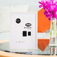 Marco Para Fotografías Blanco De 12 x 16 Plg - Viva