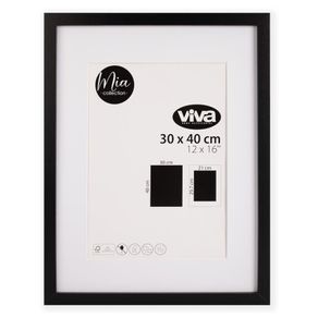 Marco Para Fotografías Negro De 12 x 16 Plg - Viva