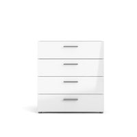 Gavetero 4 Cajones Blanco Y Beige - Tvilum