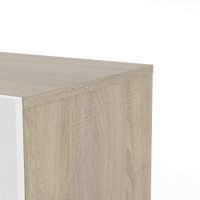 Gavetero 4 Cajones Blanco Y Beige - Tvilum