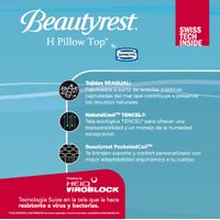 Set De Cama Colchón + Base H Pillow Top - Simmons Varios Tamaños