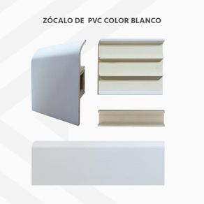 Kit De Zócalo Pvc Blanco 2.70 M - Dist.globales