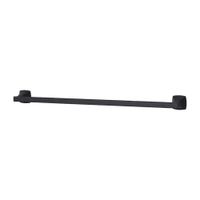 Toallero De Barra Venturi Negro 24 Plg - Pfister