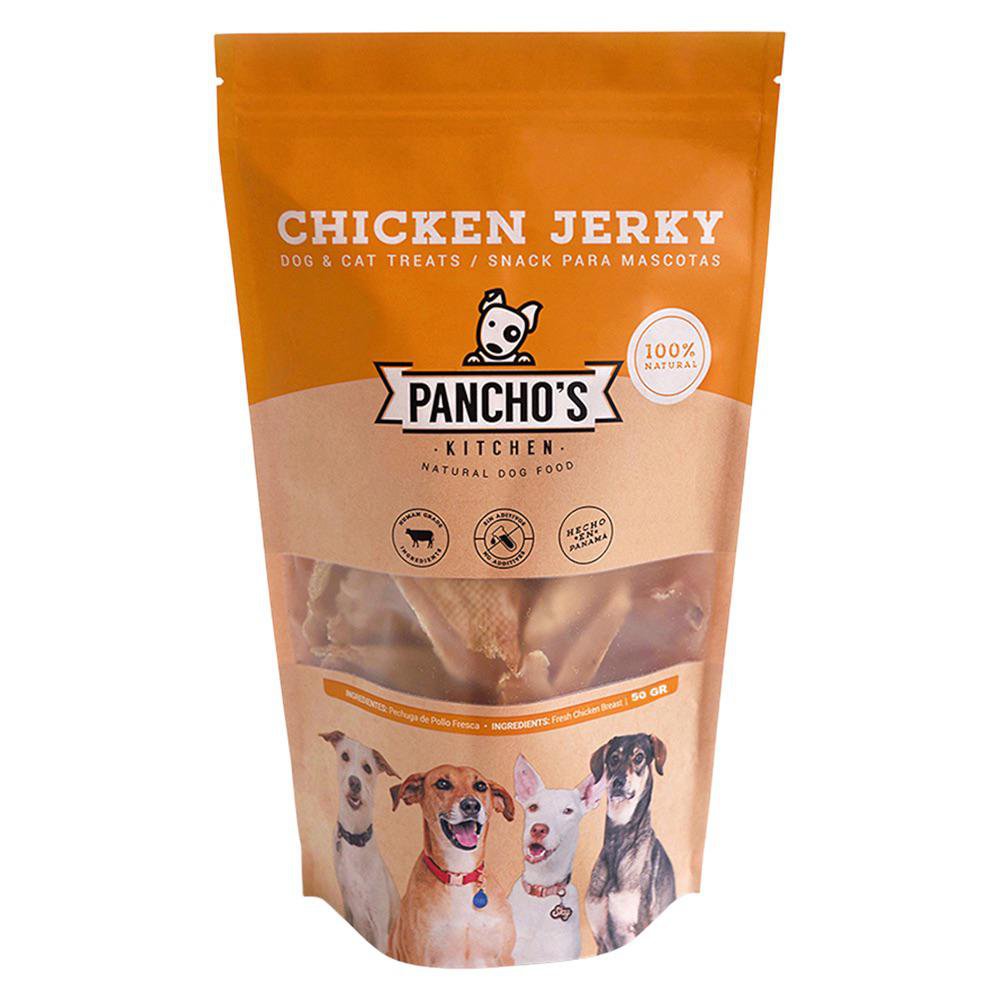 Snack Deshidratado para Perro Jerky de Pechuga de Pollo Bolsa de 50 g