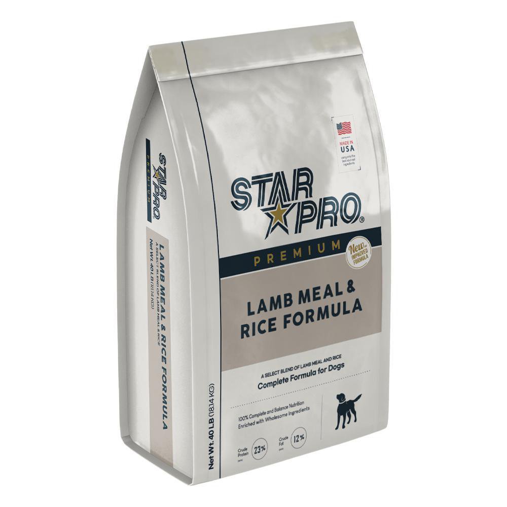 Concentrado para Perro Adulto Star Pro Original con Cordero y Arroz Bolsa de 40 Libras Ali…