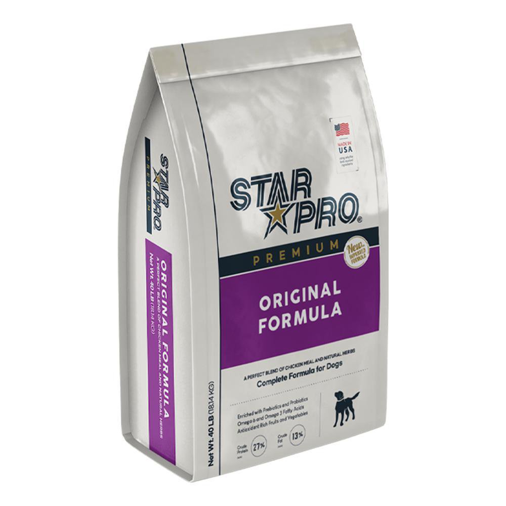 Concentrado para Perro Adulto Star Pro Original con Pollo Bolsa de 40 Libras