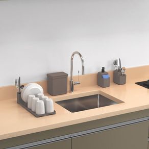 Kit Para Lavaplatos Gris 4 Pzas - Coza