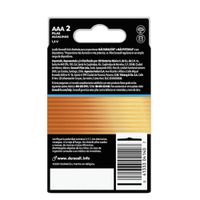 Batería Alcalina AAA Optimum 2 Pzas - Duracell