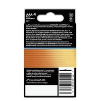 Batería Alcalina AAA Optimum 4 Pzas - Duracell