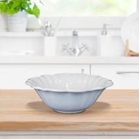 Bowl De Cerámica Blanco 32.5 Cm - Niu Haus