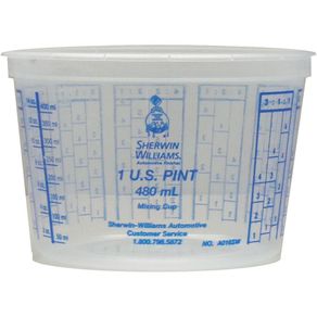 Vaso Para Hacer Mezclas De 1/8 Gal - Sherwin Williams