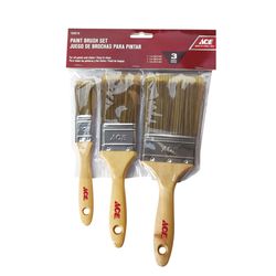 Set De 3 Brochas Corte Recto - Ace