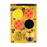 Set De Accesorios Para Limpieza Y Pulido Para Taladro 11 Pzas - Pretul