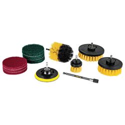Set De Accesorios Para Limpieza Apto Para Taladro 12 Pzas - Pretul