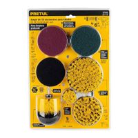 Set De Accesorios Para Limpieza Apto Para Taladro 12 Pzas - Pretul