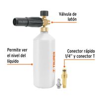 Dispensador Con Cañón De Espuma Para Hidrolavadora 1 L - Truper