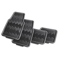 Alfombra De Hule Para Vehículo Gris 4 Pzas - Ace Label