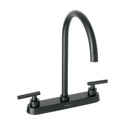Mezcladora para Cocina Tubig Negro Mate Maneral Palanca - Foset