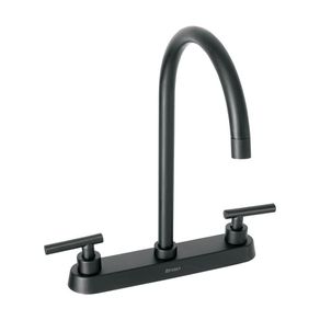 Mezcladora para Cocina Tubig Negro Mate Maneral Palanca - Foset