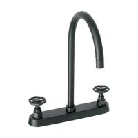 Mezcladora para Cocina Tubig Negro Mate Maneral Redondo - Foset